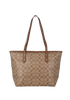 Signature City Zipped Tote, back view